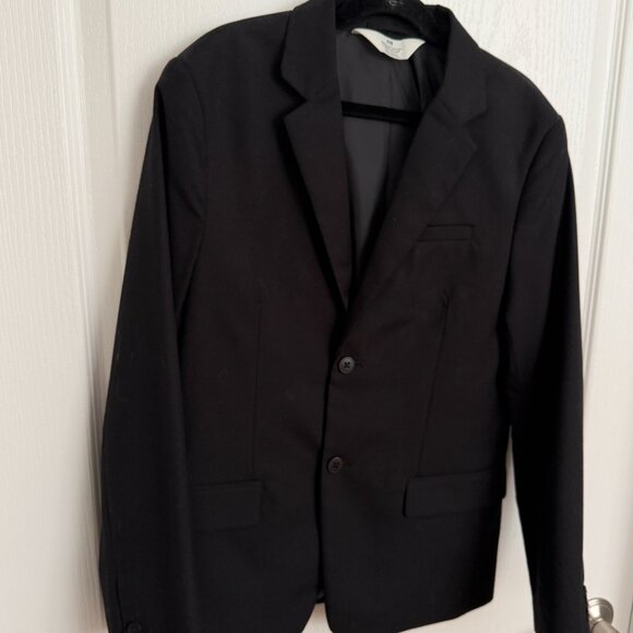 H&M Boys Black Single-Breasted Blazer Jacket Size CA 11-12A - Picture 4 of 7